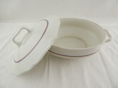 ANTICA RARA ZUPPIERA PORCELLANA ART DECO RICHARD GINORI ANNI '30 COUNTRY CHIC