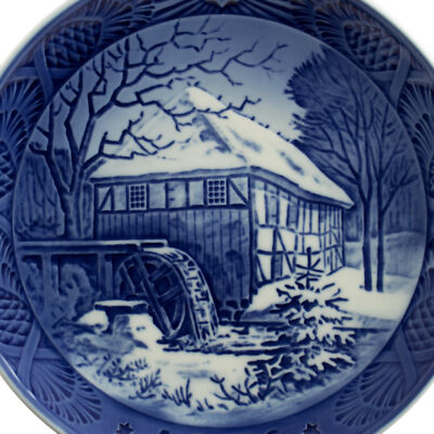 ROYAL COPENHAGEN PIATTO DI NATALE 1976 PORCELLANA COPENAGHEN ORIGINALE PRIMA SCE