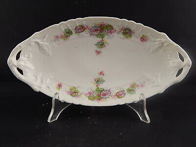 ANTICO VASSOIO RAVIERA PIATTO PORCELLANA GINORI DOCCIA FORMA NAPOLI LIBERTY