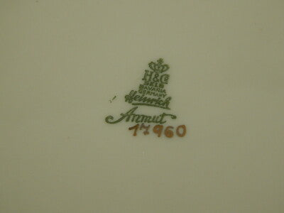 ANTICA ZUPPIERA CENTROTAVOLA PORCELLANA HEINRICH &CO SELB BAVARIA AUTUNNO