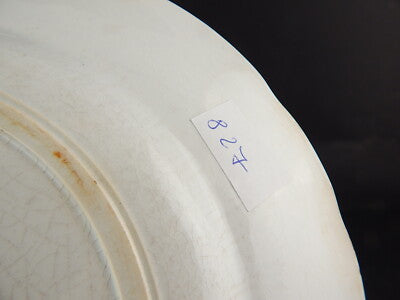 ANTICO PIATTO CERAMICA SARREGUEMINES CERES LAVANDA FINE 800 COLLEZIONE DIFETTO