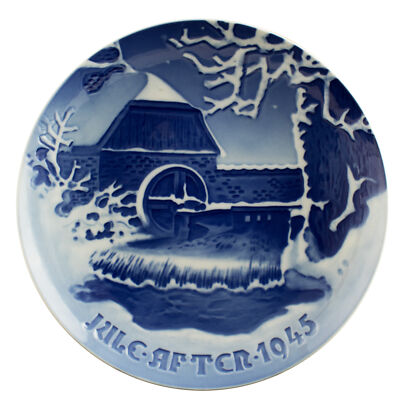 ROYAL COPENHAGEN BING&GRONDAHL PIATTO DI NATALE 1945 ORIGINALE PORCELLANA PRIMA