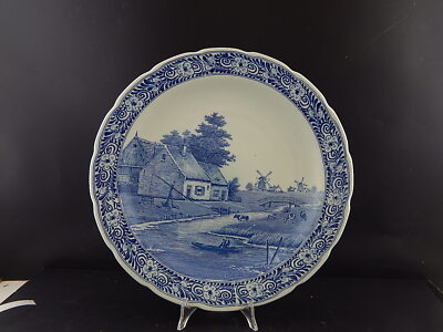 PIATTO PARATA PORCELLANA DELFTS ROYAL SPHINX PETRUS REGOUT MAASTRICHT CM 39