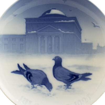 ROYAL COPENHAGEN BING&GRONDAHL PIATTO DI NATALE 1921 ORIGINALE PORCELLANA PRIMA