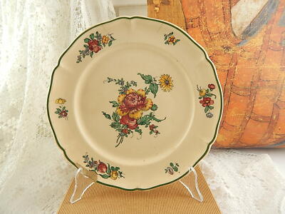 ANTICO PIATTO CERAMICA VECCHIA STRASBURGO VILLEROY&BOCH METTLACH FINE 1800 #2