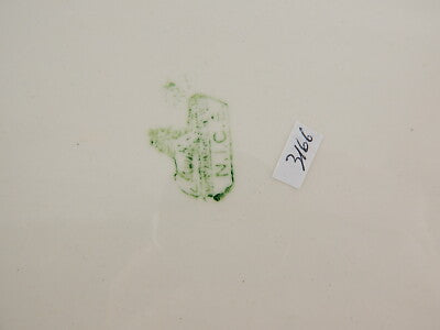 ANTICO 1932 RARO VASSOIO RAVIERA CENTROTAVOLA CERAMICA NICE MONDOVI' BIANCO BLU