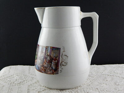 ANTICA BROCCA VERSATOIO CERAMICA RICHARD MILANO DECORO STILE IMPERO DEL 1929