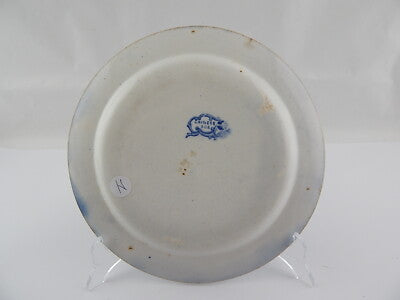 ANTICO PIATTO PORCELLANA SOCIETA' CERAMICA RICHARD CHINESE DIPINTO 1870 MILANO