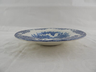 PIATTO FONDO PORCELLANA VINTAGE THE BROOK MYOTT STAFFORDSHIRE ENGLAND TENNYSON