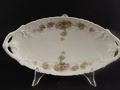 ANTICO VASSOIO RAVIERA PIATTO PORCELLANA GINORI DOCCIA FORMA NAPOLI LIBERTY