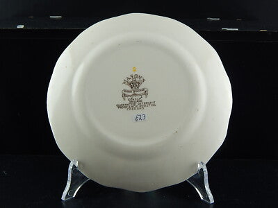 ANTICO PIATTO CM 20 PORCELLANA CERAMICA INGLESE MASON'S DECORO ASCOT