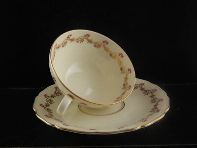 ANTICO ELEGANTE SERVIZIO DA TÈ PORCELLANA SELTMANN WEIDEN BAVARIA ANNI'40