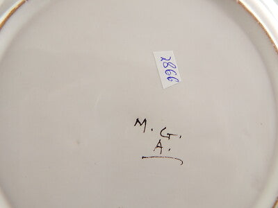 ANTICO PIATTO COLLEZIONE CERAMICA POLICROMO ALBISOLA G. MAZZOTTI PRIMO 900