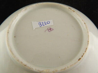 ANTICA FINE PORCELLANA TAZZA TE' COMPAGNIA DELLE INDIE DIPINTA A MANO XVIII SEC.