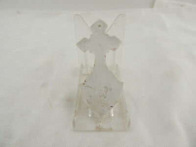 ANTICA RARA ACQUASANTIERA ACQUASANTINO PORCELLANA BISCUIT VECCHIA PARIGI