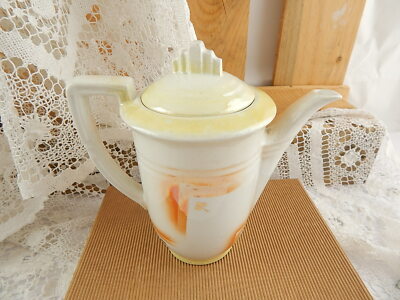 ANTICO ART DECO RARO SERVIZIO CAFFÈ’ CERAMICA LOMBARDA MARCHIO ELEFANTINO MUSEO