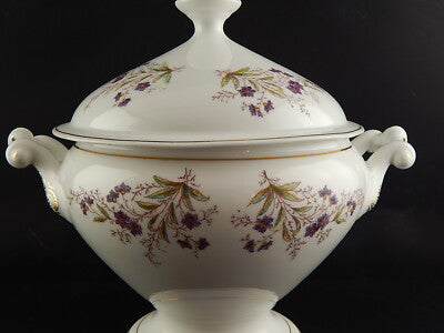 ANTICA LIMOGES HAVILAND ZUPPIERA CENTROTAVOLA PORCELLANA FINE 800 ART NOUVEAU #