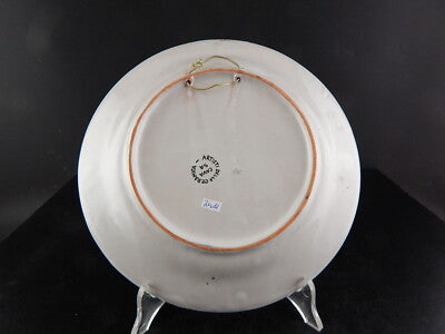 VINTAGE PIATTO ARTISTI DELLA CERAMICA SPAGHETTATA DIPINTO A MANO CAVA TIRRENI