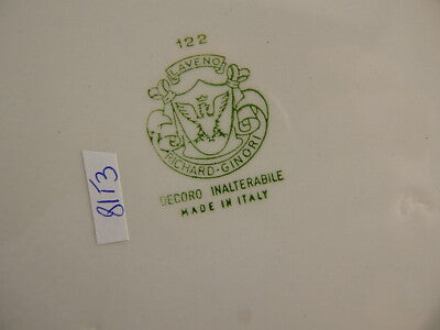 VINTAGE CENTROTAVOLA BISCOTTIERA CERAMICA RICHARD GINORI LAVENO ANTONIA CAMPI