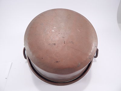 ANTICA CASSERUOLA RAME CON 2 MANICI MADE IN ITALY COPPER POT SAUCE PAN