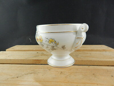 ANTICO VASO IMPERO PORCELLANA MANIFATTURA GINORI DOCCIA DECORATO MANO 1896-1910