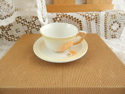 ANTICO ART DECO RARO SET CAFFÈ’ CERAMICA LOMBARDA MARCHIO ELEFANTINO MUSEO