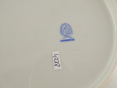 PIATTO FONDO ANTICO PORCELLANA HEREND HUNGARY PORCELAIN DECORATO A MANO LE ROSE