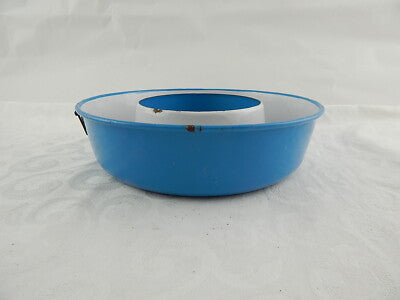 ANTICA RARA FORMELLA TORTIERA METALLO SMALTATO SHABBY CHIC KITCHEN COLLECTION