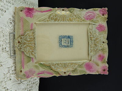 ANTICA AUTENTICA ART NOUVEAU PARIGI CORNICE PORTA FOTO CELLULOIDE FINE 1800