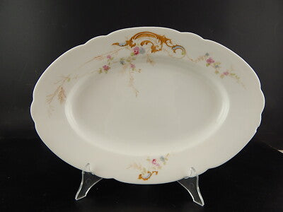 ANTICO VASSOIO PORCELLANA GINORI DOCCIA LIBERTY F.LLI FINOCCHI ROMA DIFETTO