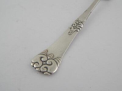 ANTICA RARA FORCHETTA LIBERTY ART NOUVEAU ARGENTATA BAGNO ARGENTO 925 SHEFFIELD