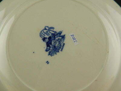 ANTICO RARO PIATTO PORCELLANA MINTON DEL1830 STAFFORDSHIRE DECORO ANEMONE #3707