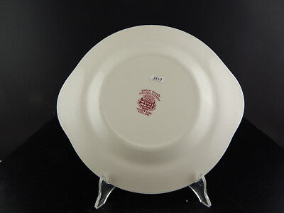 VINTAGE CERAMICA ENOCH WOOD'S ENGLISH SCENERY PIATTO TORTA VASSOIO ROSSO MANICI