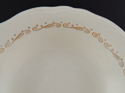 ANTICA CIOTOLA INSALATIERA ART DECO PORCELLANA RICHARD GINORI 1939 DIFETTO