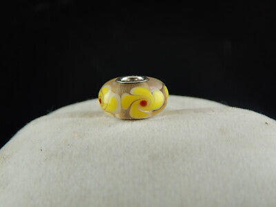 VINTAGE CIONDOLO CHARM TROLLBEADS VETRO DANISH COPENHAGEN DESIGN PRE 2000 #6