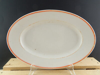 ANTICA RARA RAVIERA VASSOIO PORCELLANA MANIFATTURA GINORI DOCCIA METÀ 1800