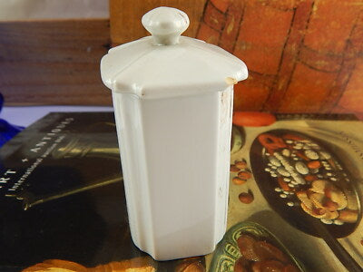 ANTICO ART DECO BARATTOLO CUCINA SOCIETÀ CERAMICA ITALIANA LAVENO DIFETTO