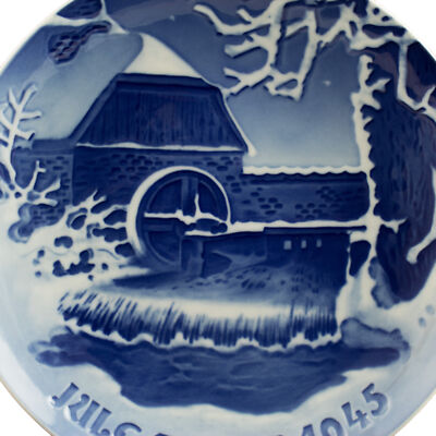 ROYAL COPENHAGEN BING&GRONDAHL PIATTO DI NATALE 1945 ORIGINALE PORCELLANA PRIMA