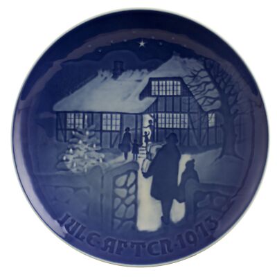ROYAL COPENHAGEN BING&GRONDAHL PIATTO DI NATALE 1973 ORIGINALE PORCELLANA PRIMA