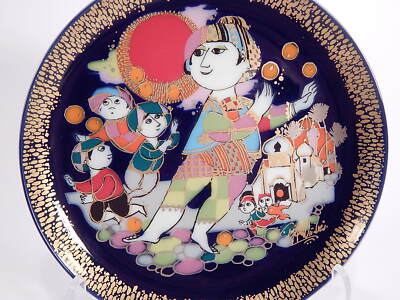 ROSENTHAL PIATTO ALADINO E IL GENIO DELLA LAMPADA MOTIVO II BJORN WIINBLAD