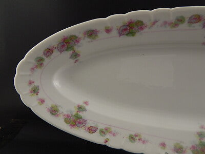 ANTICA ELEGANTE PESCIERA PORCELLANA GINORI DOCCIA FORMA NAPOLI EPOCA LIBERTY