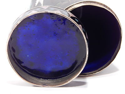 ANTICA SCATOLA CON COPERCHIO ORIENTALE SMALTO POLICROMO CON IBIS COLLEZIONE