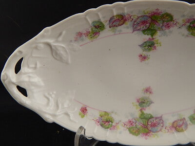 ANTICO VASSOIO RAVIERA PIATTO PORCELLANA GINORI DOCCIA FORMA NAPOLI LIBERTY