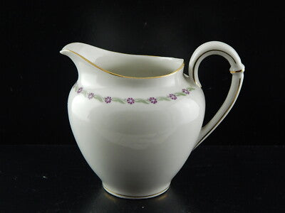 ANTICA LATTIERA 1900-30 PORCELLANA RICHARD GINORI CARTIGLIO PITTORIA DI DOCCIA