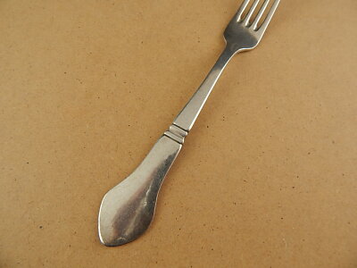 ANTICA RARA FORCHETTA ART DECO ARGENTATA BAGNO ARGENTO 925 ATLA