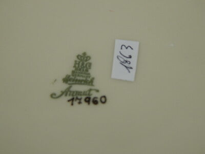 ANTICA ZUPPIERA CENTROTAVOLA PORCELLANA HEINRICH &CO SELB BAVARIA AUTUNNO