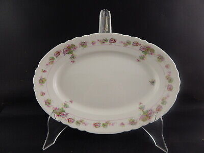 ANTICO VASSOIO O PIATTO PORTATA PORCELLANA GINORI DOCCIA FORMA NAPOLI LIBERTY