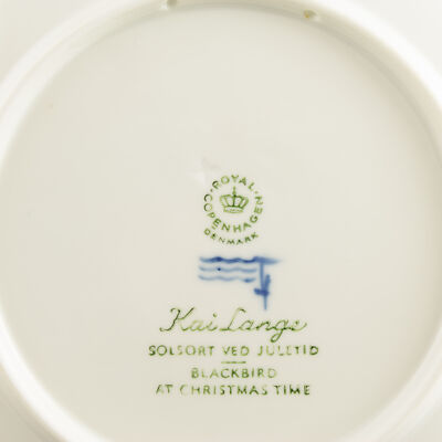 ROYAL COPENHAGEN PIATTO DI NATALE 1966 ORIGINALE PORCELLANA PRIMA SCELTA