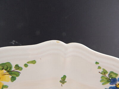 ANTICO 1946 PIATTO PIANO CERAMICA IMOLA TECNICA E DECORO SETTECENTO ITALIANO #14