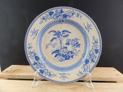 ANTICO PIATTO PORCELLANA COLLEZIONE DEL1800 GUSTAVSBERG PALM OLD PORCELAIN PLATE